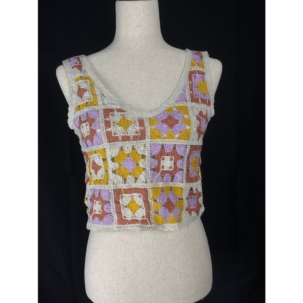 Adorable granny square tank
